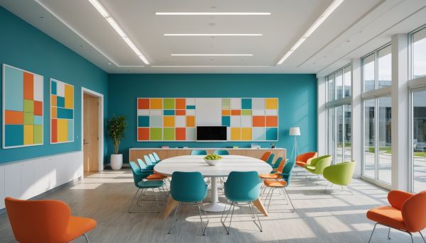 Des salles de réunion lumineuses stimulent la créativité