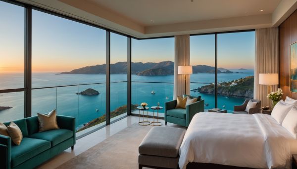 Les suites panoramiques offrent une vue imprenable